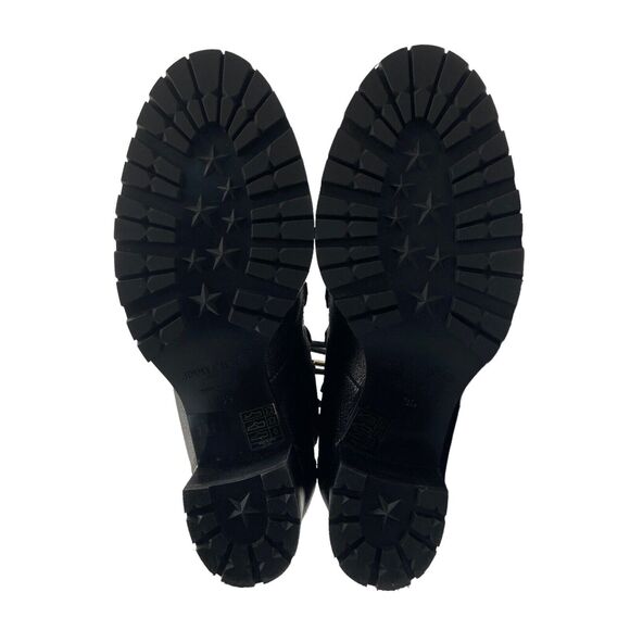 Jimmy Choo Hillary 65 Leather Heeled Shearling Ankle Boots Size 39 US 9 - Picture 8 of 12